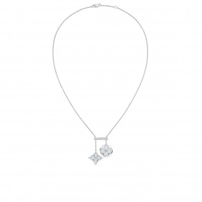 LOUIS VUITTON DIAMOND BLOSSOM NECKLACE Q94357